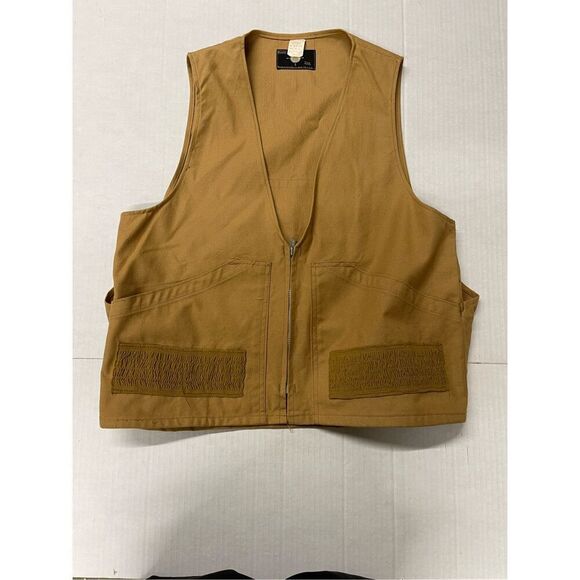 Vintage Sears Roebuck And Co. USA 'Field Tested' Zip Up Hunting Vest, Size L A30 - Picture 1 of 8